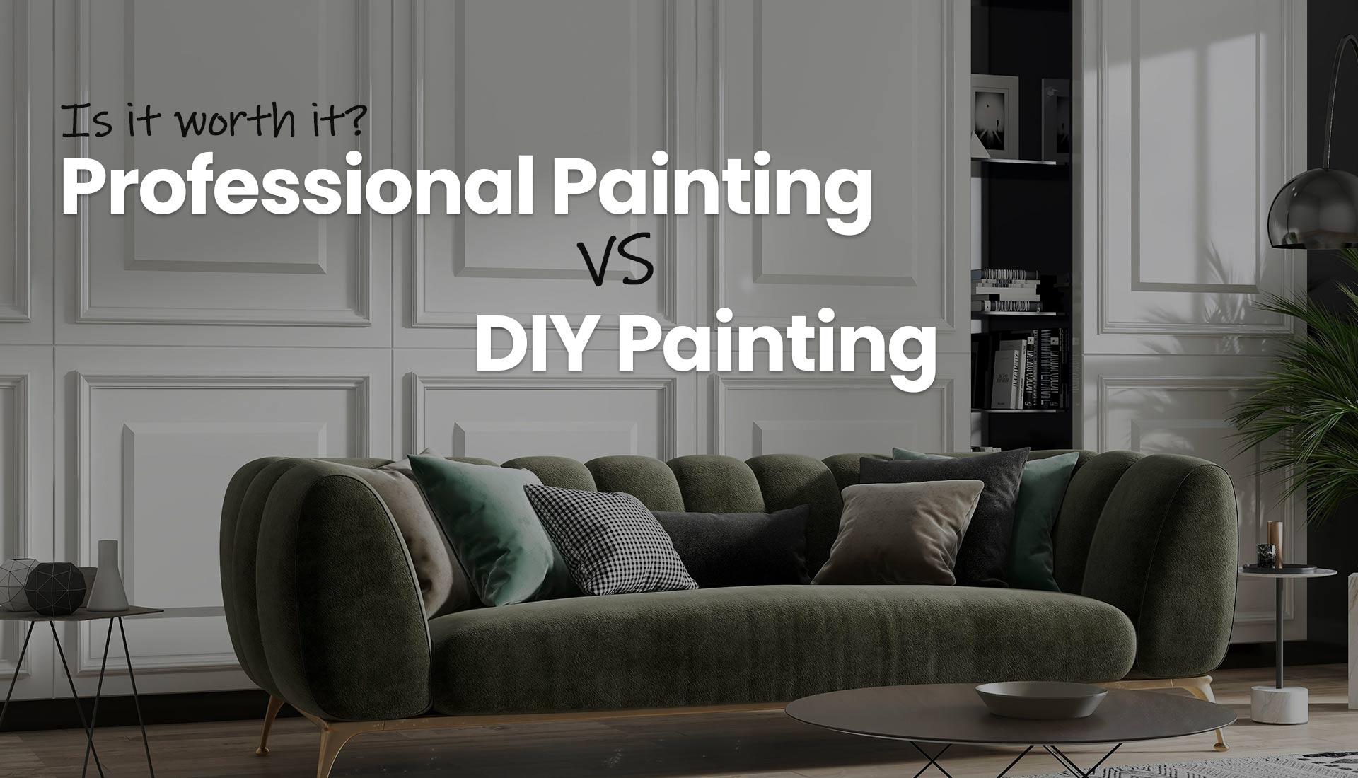 Professional house painters vs DIY